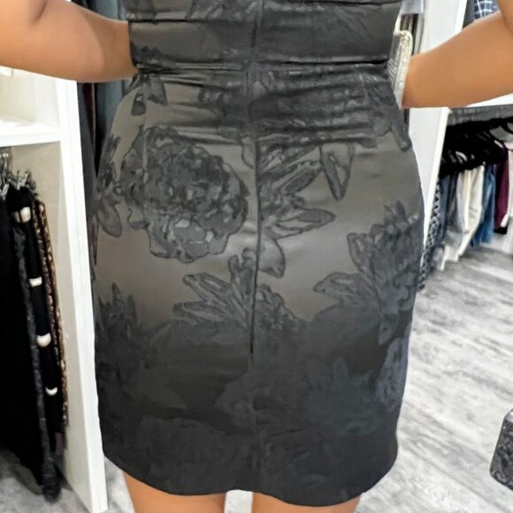 Dress the Population Black Sheer Dress $249 - Picture 9 of 11